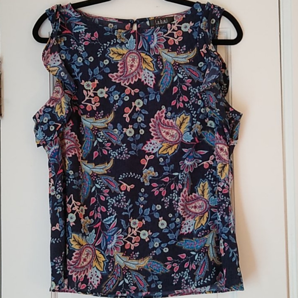 RACHEL Rachel Roy Paisley Tank Size Medium